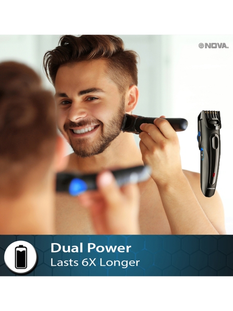 NOVA Men Black Series NHT 1097 USB Cordless Trimmer - Image 8