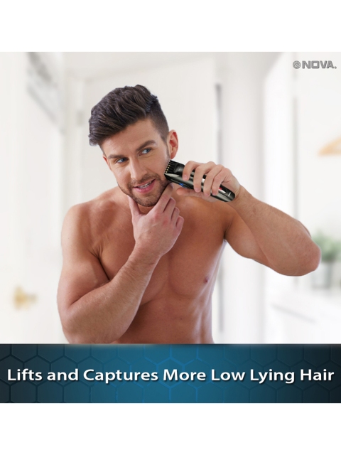 NOVA Men Black Series NHT 1097 USB Cordless Trimmer - Image 9