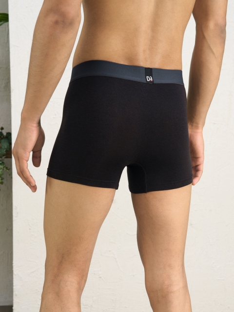 DaMENSCH Pack of 3 DEO-SOFT Solid Premium Egyptian Cotton-Modal Blend Trunk - Image 5