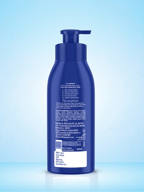 Nivea Unisex Cocoa Nourish 48h Deep Moisturising For Very Dry Skin Body Lotion 200 ml - Image 2
