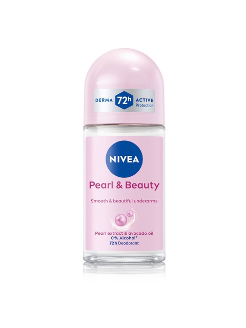Nivea Pearl And Beauty Deodorant 48Hours, 150Ml And Nivea Naturally Good, Natural Avocado Body Lotion, 200 Ml 1 NIVEA Women Pearl & Beauty Roll-On Deodorant 50 ml