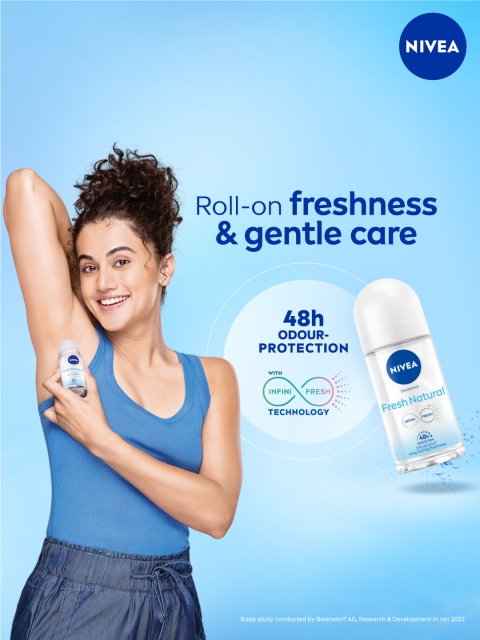 Nivea Women Set of 2 Fresh Natural Roll-On Deodorant - Image 2
