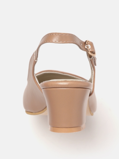 Marc Loire Women Brown Solid Pumps - Image 5