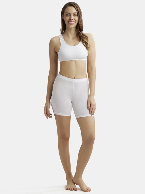 Jockey Super Combed Cotton Stretch StayFresh Slip On Crop Top-1582 - Image 4