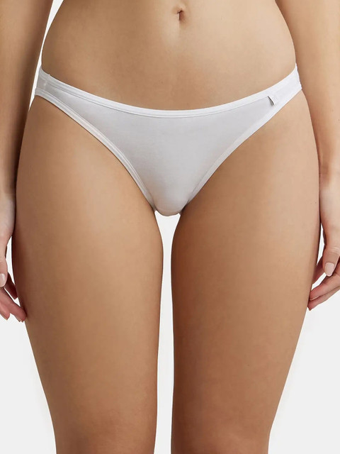 Jockey Women Super Combed Cotton Stretch Low Waist Bikini Briefs-SS02