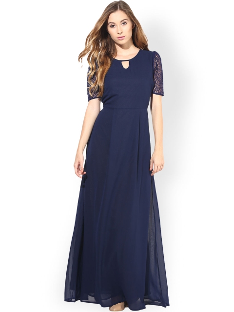 Women's Maxi Dark Blue Dress