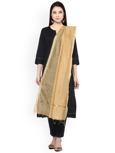 Dupatta Bazaar Beige Silk Dupatta