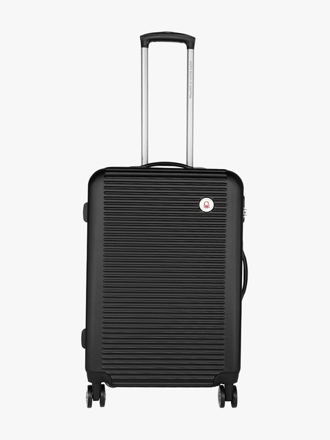 68 Cm Black 8W Medium Hard Luggage Strolley