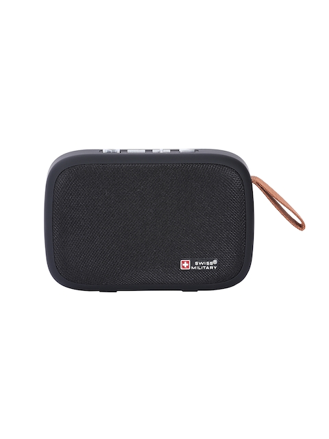 SWISS MILITARY Black BL13 Mini Portable Bluetooth Speaker