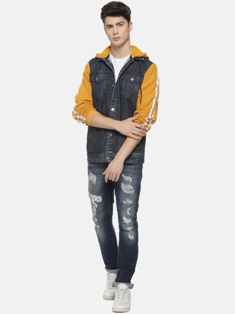 Campus Sutra Men Charcoal Solid Jacket - Image 5