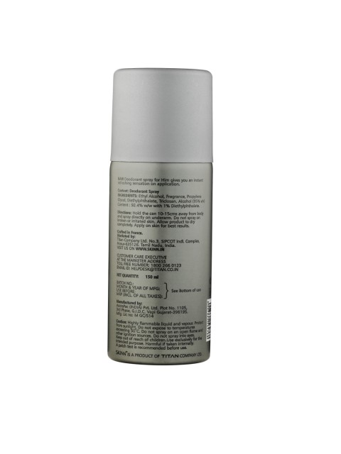 SKINN by Titan Raw Men Deodorant - 150ml - Image 2