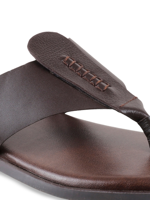 Mochi Men Brown Comfort Sandals - Image 5