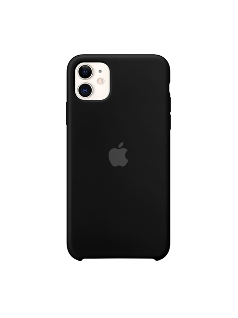 TREEMODA Black Solid iPhone 11 Case Cover
