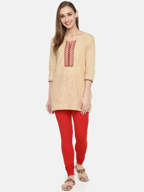 Dollar Missy Women Cotton Super Soft Full Length Churidar Leggings - Image 4