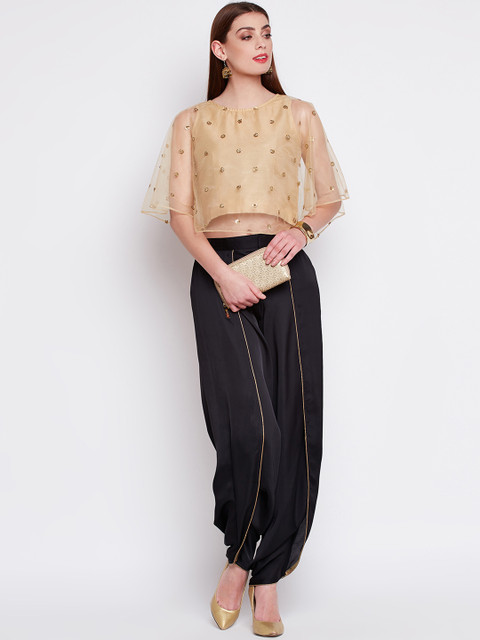 studio rasa Women Embroidered Crop Top - Image 5