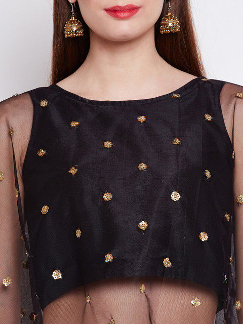 studio rasa Women Embroidered Crop Top - Image 2