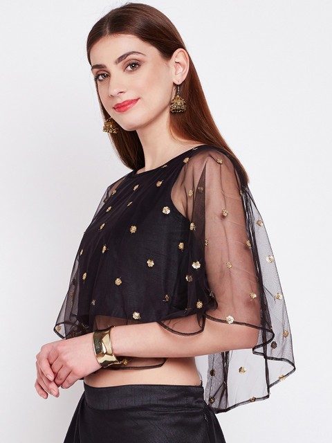 studio rasa Women Embroidered Crop Top - Image 3