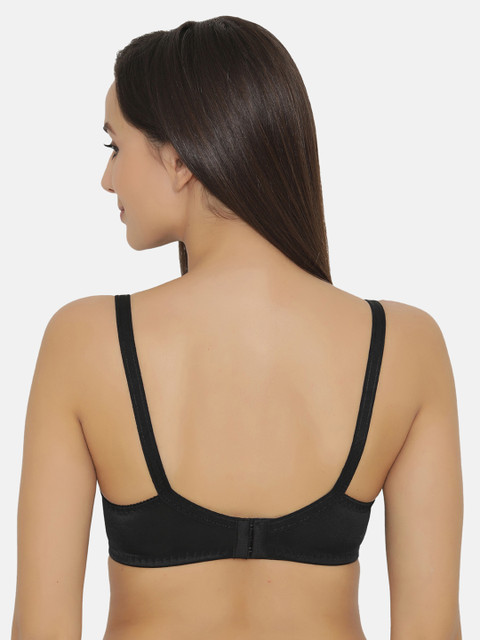 Clovia Non-Padded Non-Wired Self-Design Plus Size T-Shirt Bra - Image 3