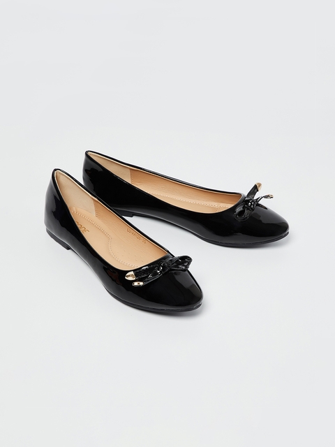 CODE by Lifestyle Women Black Solid Ballerinas
