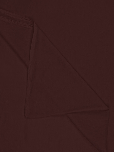 Dupatta Bazaar Coffee Brown Solid Dupatta - Image 3