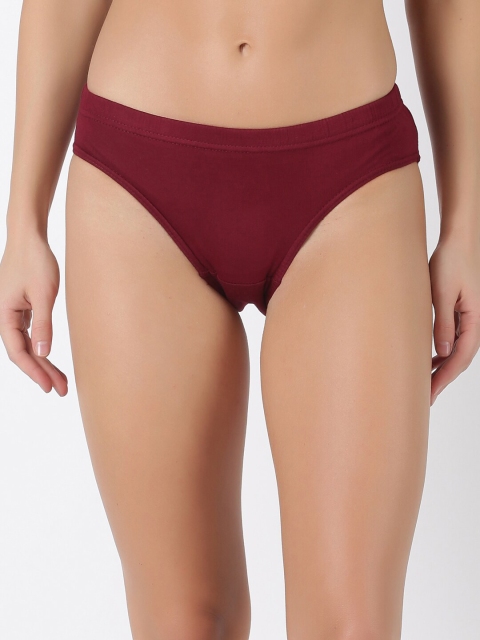 Dollar Lehar Super Combed Cotton Women Solid Hipster Panty - Pack of 5 - Assorted - Image 2