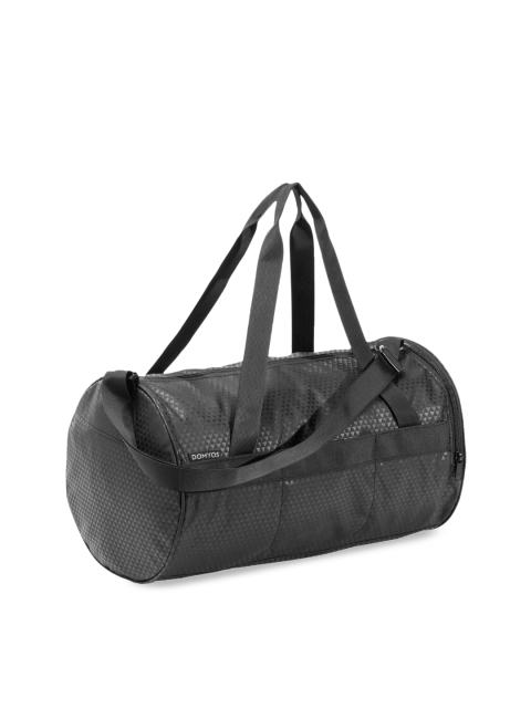 Domyos by Decathlon Unisex Black Texture Fitness 20L Duffle Bag - Image 2