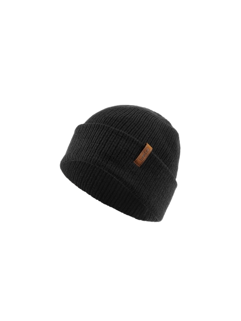 WEDZE By Decathlon Unisex Black Self Design Fisherman Beanie - Image 3