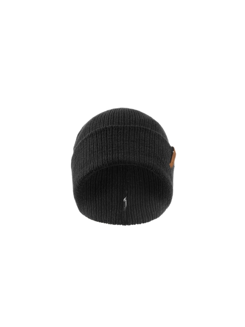 WEDZE By Decathlon Unisex Black Self Design Fisherman Beanie - Image 2