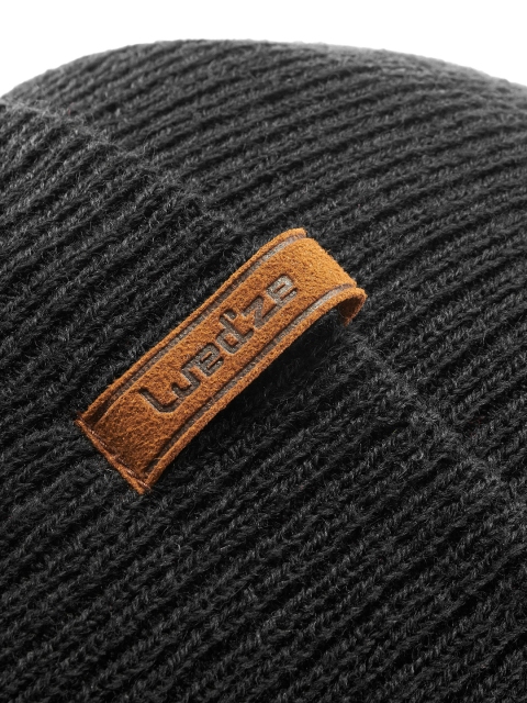 WEDZE By Decathlon Unisex Black Self Design Fisherman Beanie - Image 6