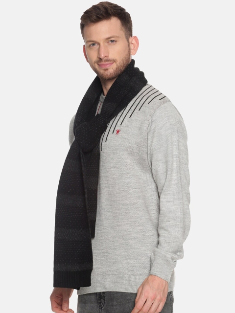 513 Men Beige & Red Woven Design Mufflers - Image 3