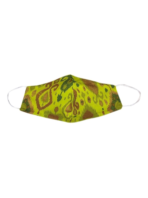 Aditi Wasan Unisex Set of 3 Multicolored Printed 3 Ply Face Mask - Image 4