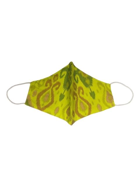 Aditi Wasan Unisex Pack of 5 Multicoloured 3-Ply Face Mask - Image 4