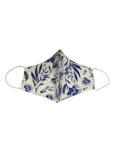 Aditi Wasan Unisex Multicoloured Pack of 3 Printed Reusable 3-Ply Cloth Masks - Image 4