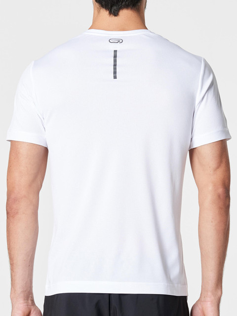 Decathlon KALENJI - Men White Round Neck Running T-Shirt - Image 4