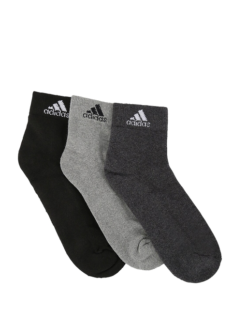 ADIDAS Men Pack Of 3 Assorted Ankle-Length Socks