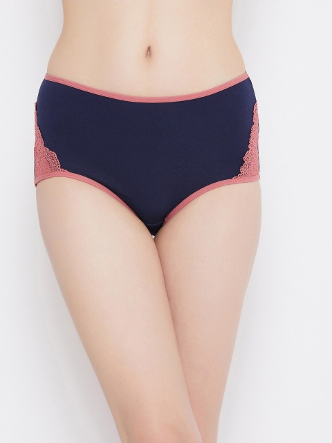Clovia Women Solid High Waist Hipster Briefs PN3368I083XL