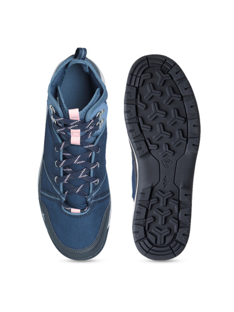 Decathlon Quechua - Women Blue Grey NH100 Waterproof Hiking Shoes - Image 4