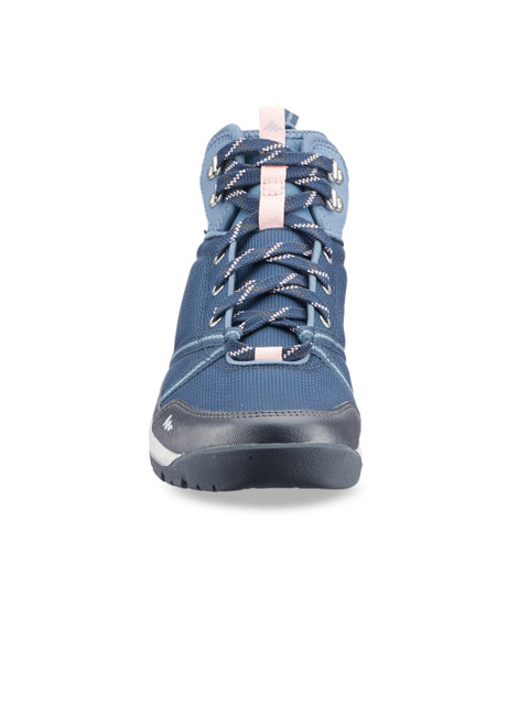 Decathlon Quechua - Women Blue Grey NH100 Waterproof Hiking Shoes - Image 3
