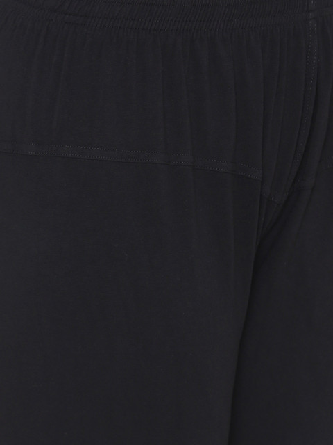 Vami Women Black Solid Churidar-Length Leggings - Image 6
