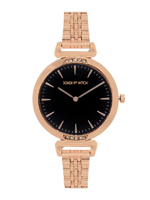 JOKER & WITCH Women Black Analogue Watch