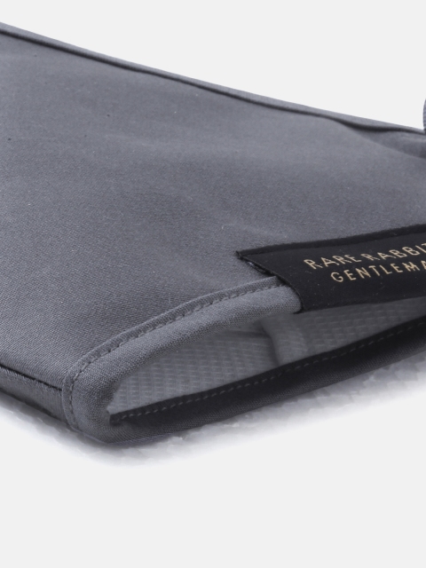RARE RABBIT Unisex Grey Pack Of 3 Reusable 3-Ply Cloth Mask - Image 3