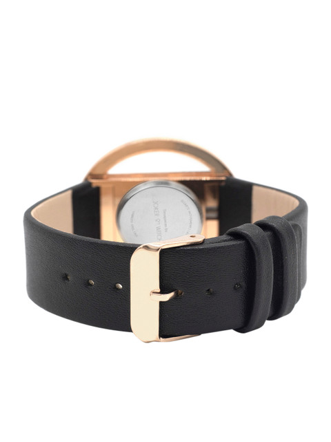 JOKER & WITCH Women Black Analogue Watch AMWW239 - Image 5