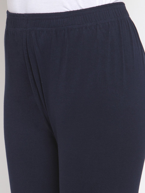 TAG 7 Women Pack Of 2 Solid Churidar-Length Leggings - Image 6