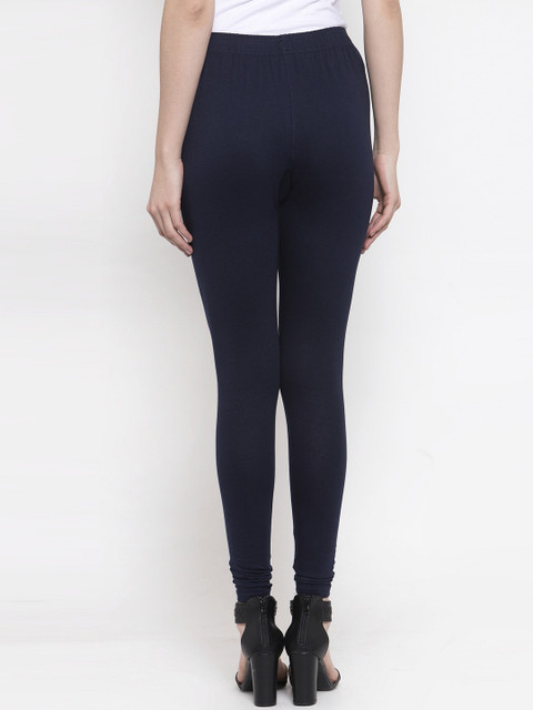 TAG 7 Women Pack Of 2 Solid Churidar-Length Leggings - Image 4