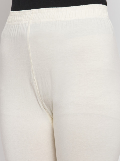 TAG 7 Women Pack Of 2 Solid Churidar-Length Leggings - Image 5