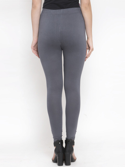 TAG 7 Women Pack Of 2 Solid Ankle-Length Leggings - Image 4