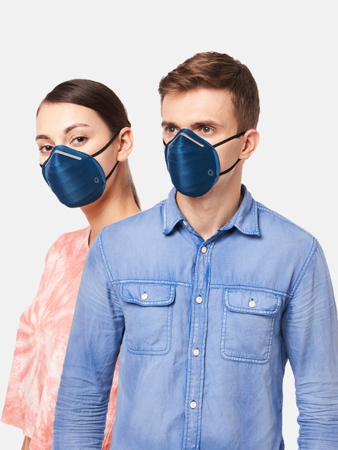 Amante Unisex Blue Reusable 5-Ply Cloth Mask - Image 5