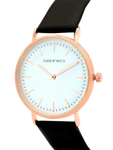 JOKER & WITCH Women White & Black Analogue Watch - Image 2