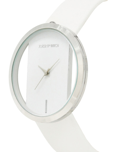 JOKER & WITCH Women White Analogue Watch AMWW67 - Image 2