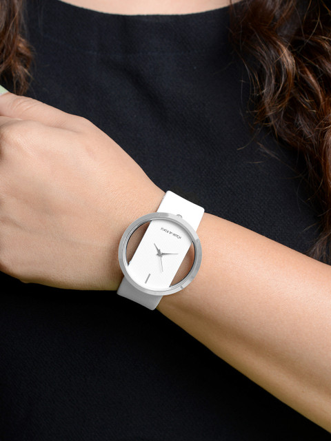 JOKER & WITCH Women White Analogue Watch AMWW67 - Image 5